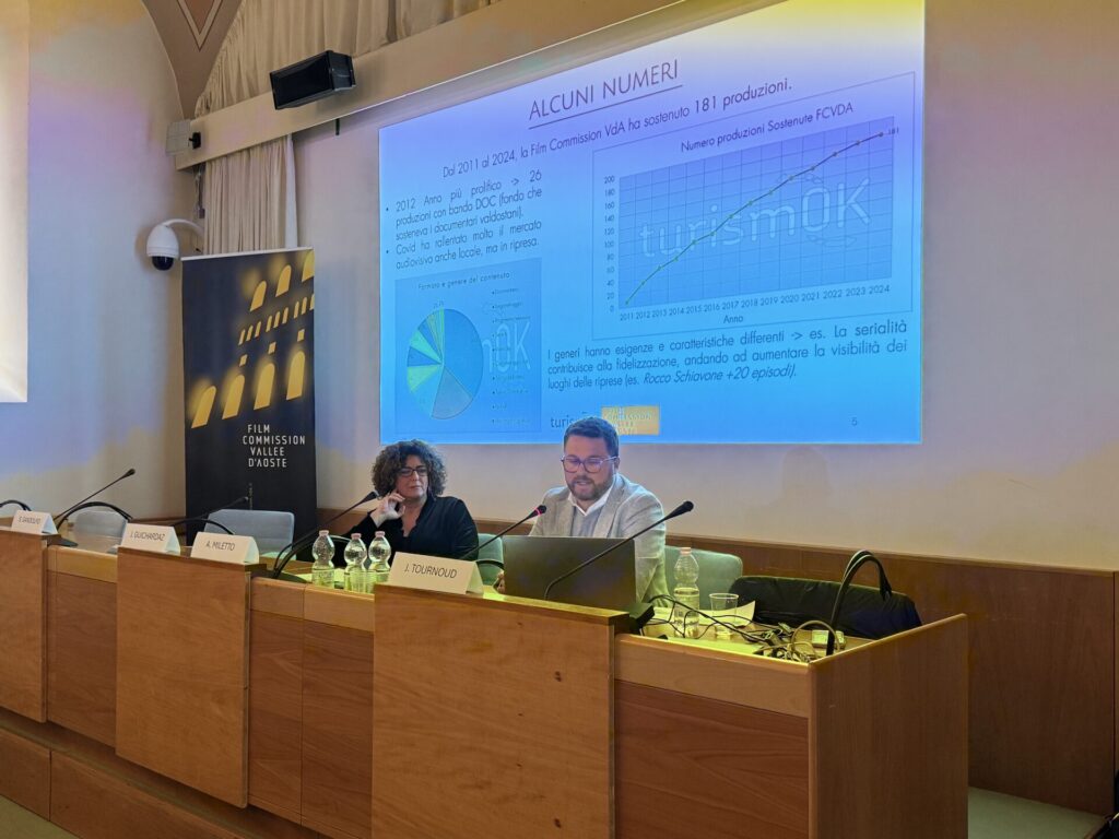 Presentazione studio Film Commission VdA e TurismOK