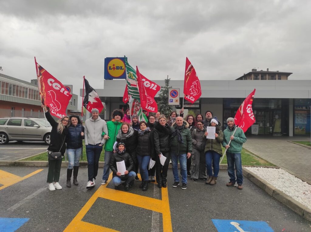 Sciopero Lidl