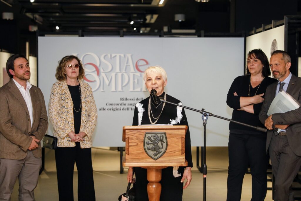 Vernissage della mostra Aosta e Pompei