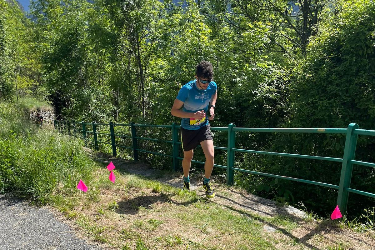 Mathieu Brunod al Pink Trail Flower