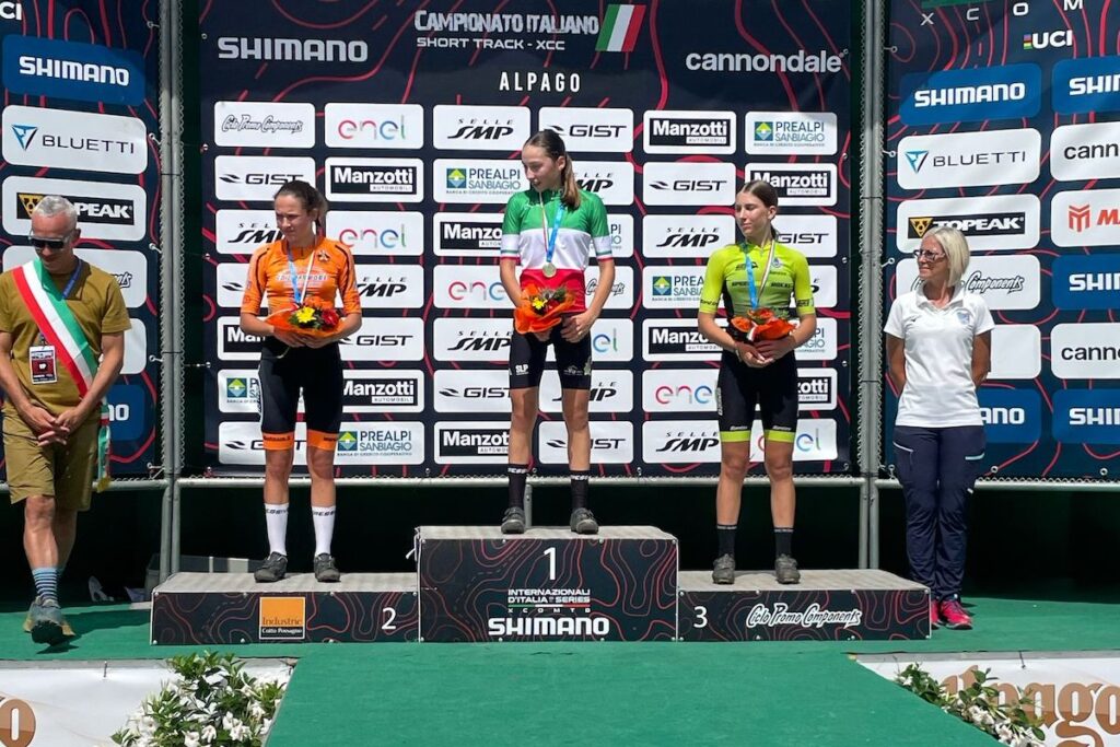 Matilde Anselmi ai Campionati italiani Xcc-Short track di