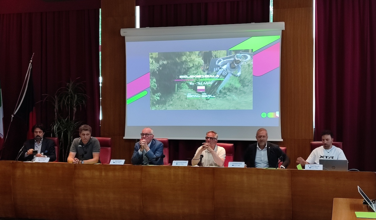 Conferenza stampa Coppa del Mondo mountain bike La Thuile