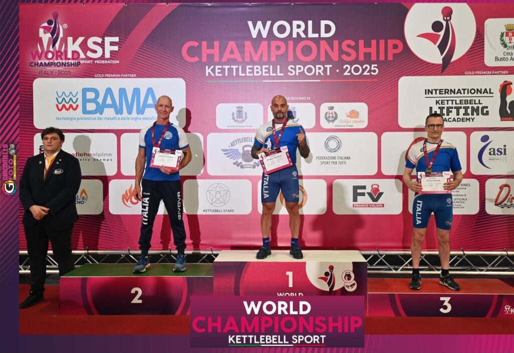 Cristiano Arbenson argento mondiali kettlebell