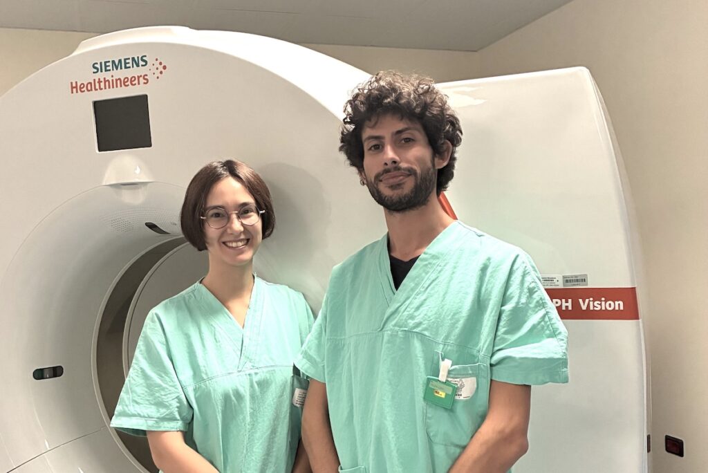 I due nuovi medici di Medicina nucleare, i dottori Zuccotti e Pazienza