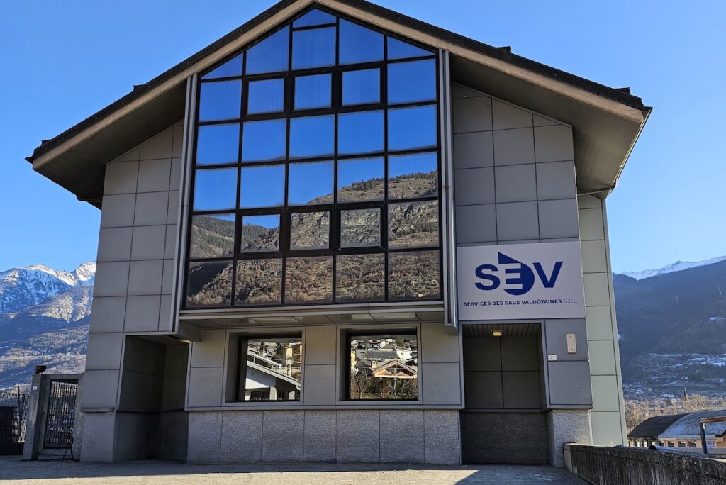 La sede degli uffici SEV, a Sarre