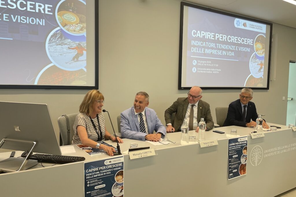La presentazione del report "L’andamento dell’economia della Valle d’Aosta nel 2024"