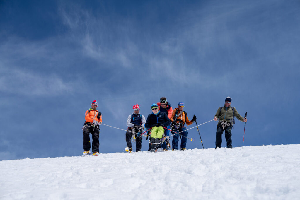 La discesa dal Breithorn foto Susanna De Fabiani F&S Photography