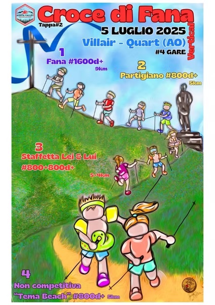 Locandina croce di fana vertical