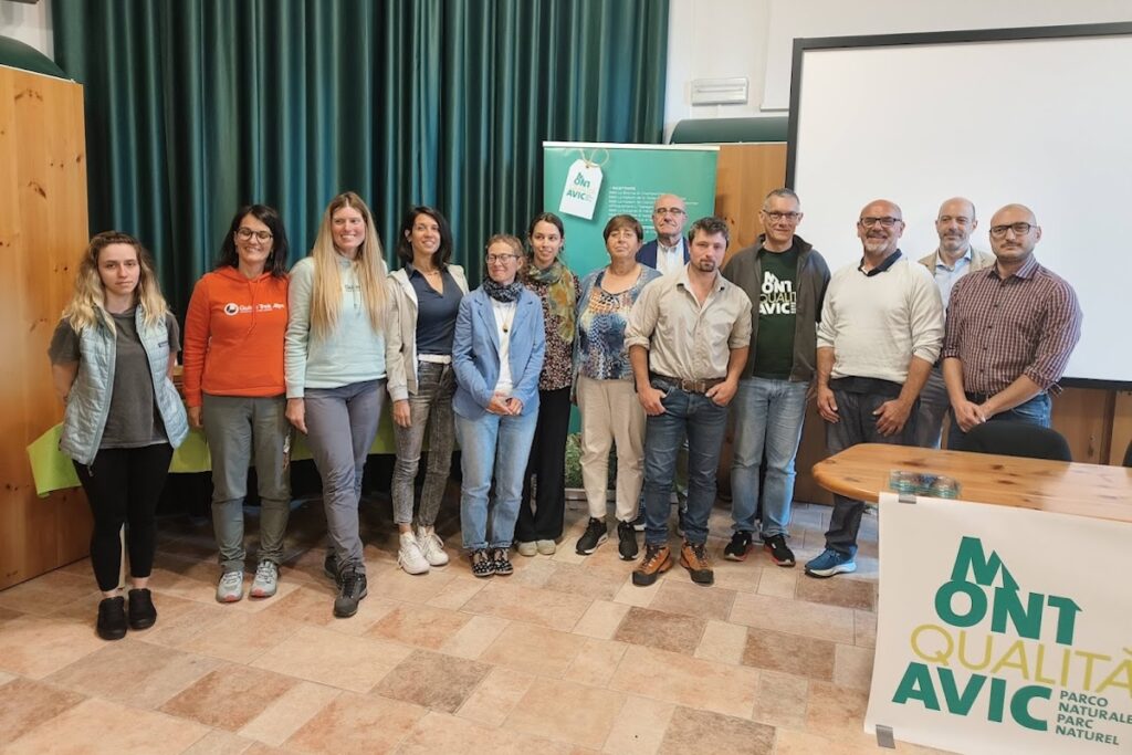 La consegna agli operatori del Marchio di Qualità Parco Naturale Mont Avic