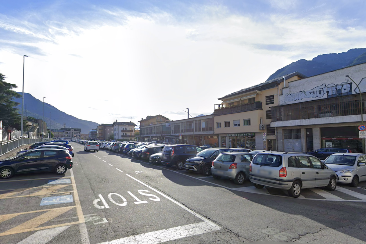 Piazza Mazzini, ad Aosta