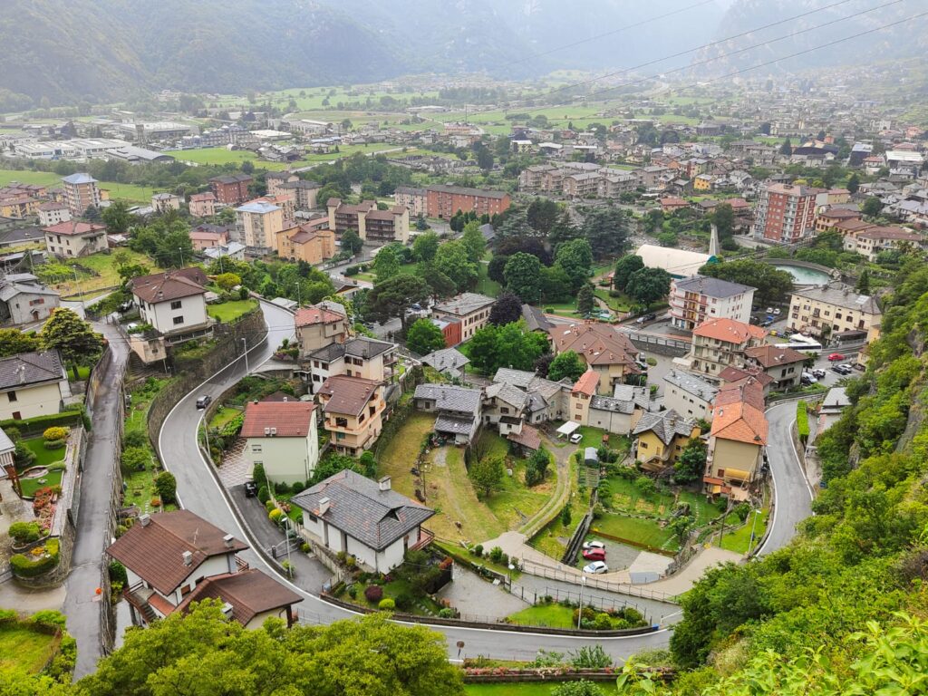 Pont Saint Martin dall'alto