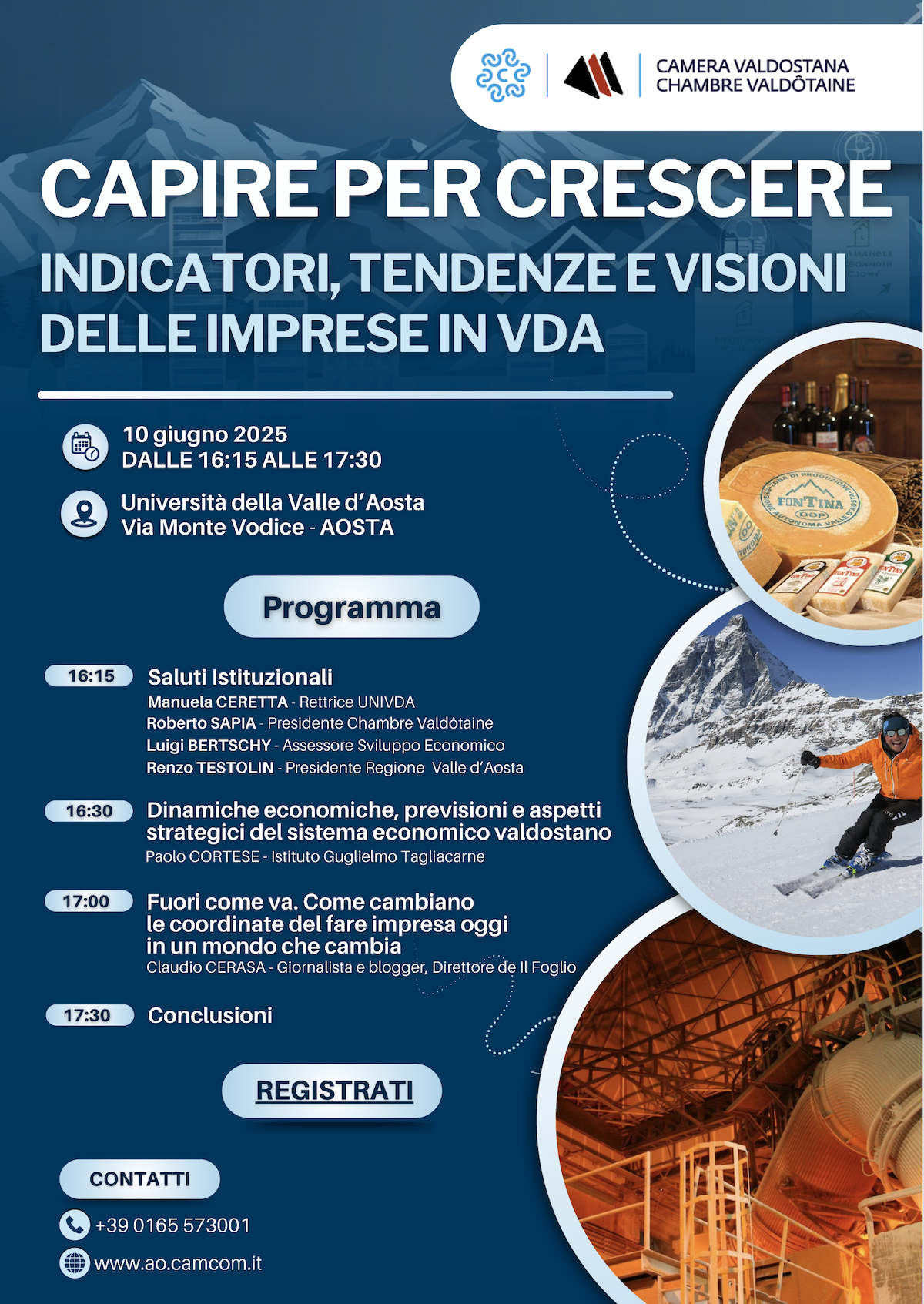 La presentazione del Sondaggio sullo stato di salute delle imprese valdostane