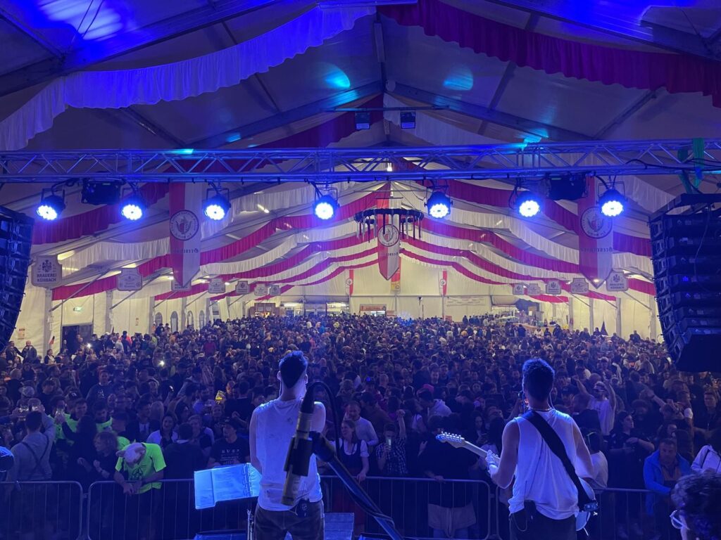 Una serata alla Gressoney Bierfest