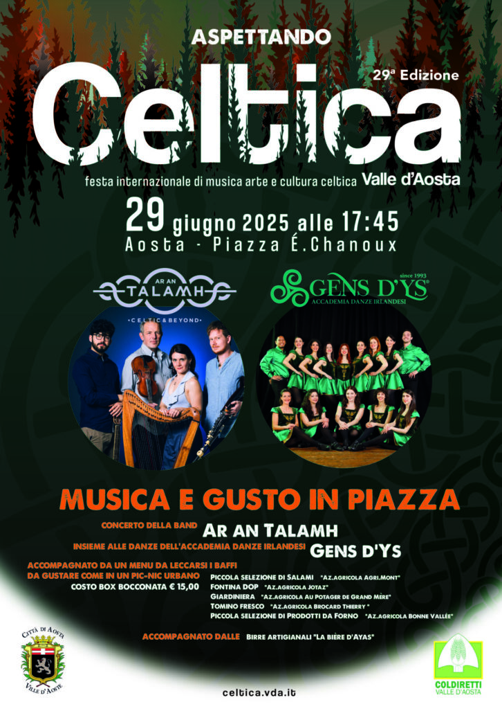 locandina Aspettando Celtica Aosta