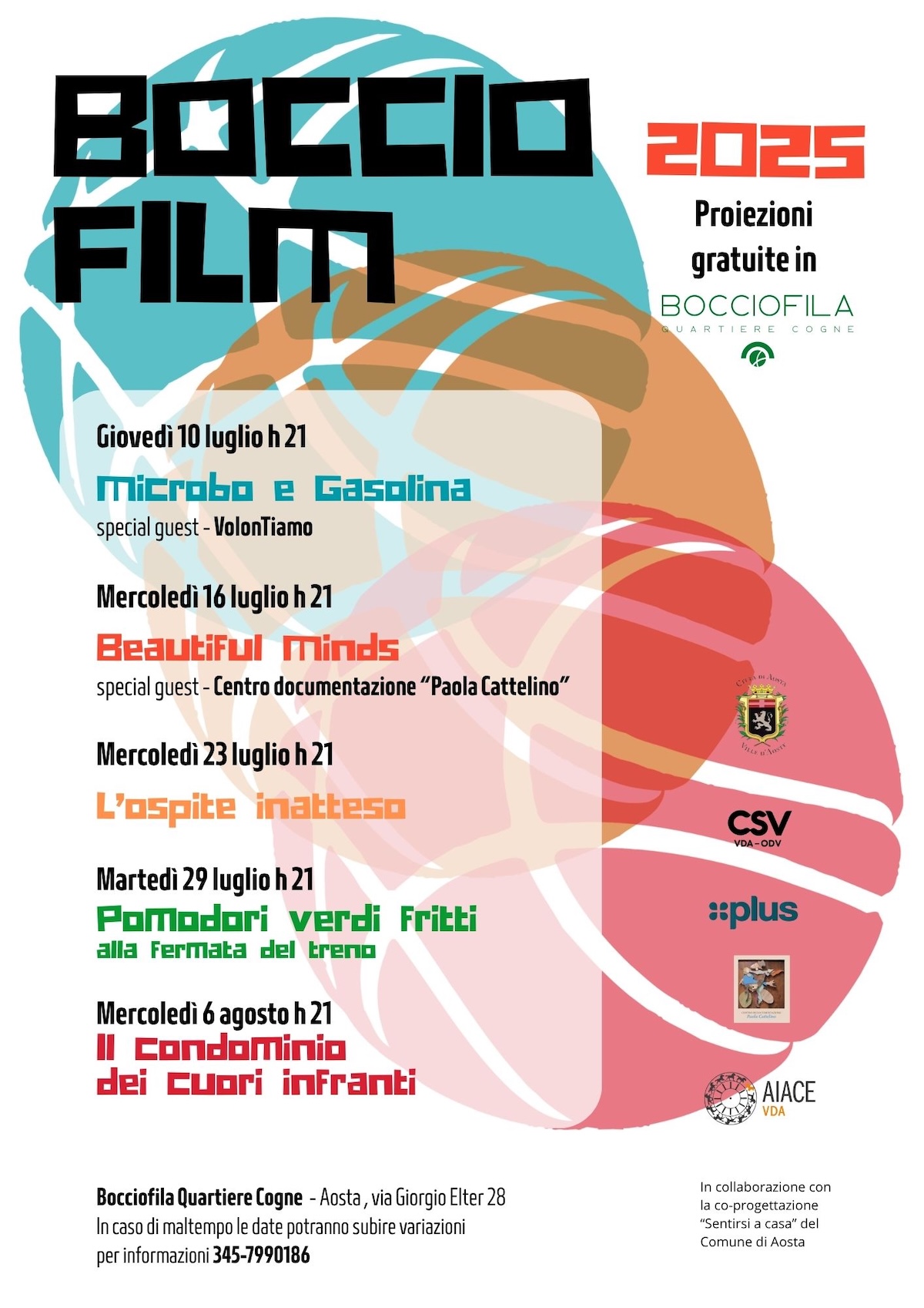 Locandina cinema Bocciofilm