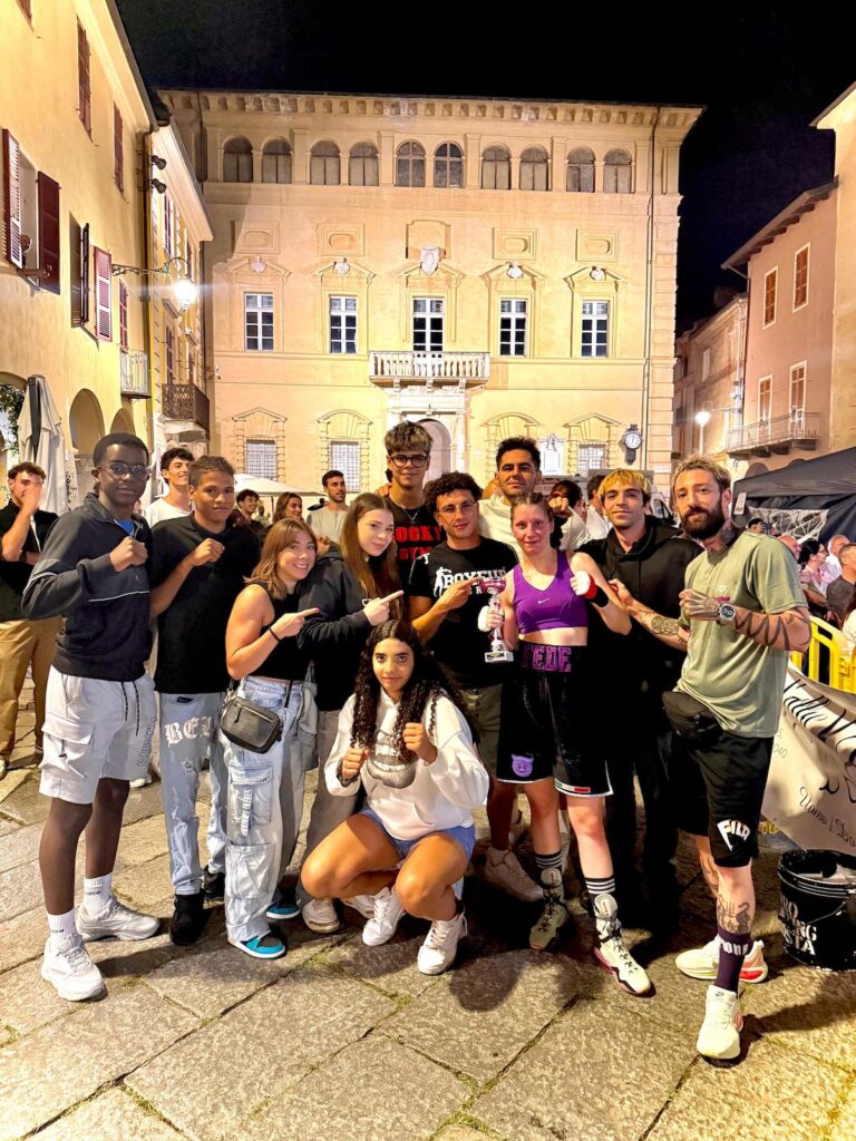 Federica Macrì con i supporters