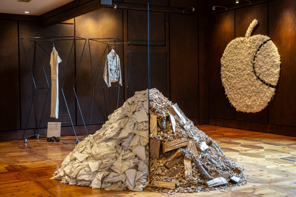 Glacial Threads di Michelangelo Pistoletto Ph Nicole Jocollé