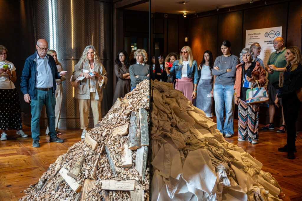 Glacial Threads di Michelangelo Pistoletto Ph Nicole Jocollé
