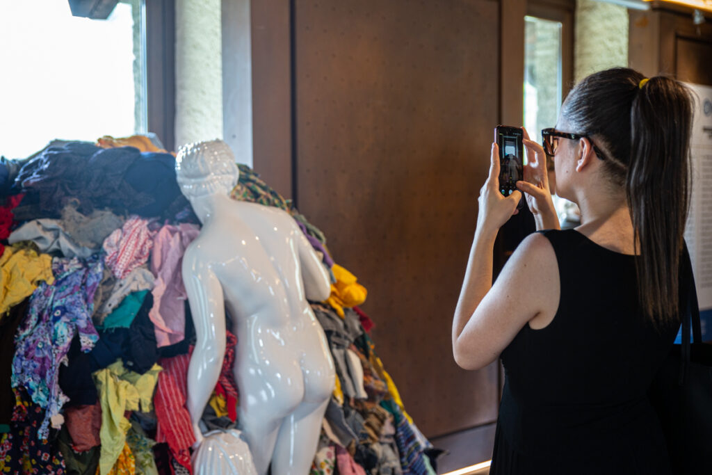 Glacial Threads di Michelangelo Pistoletto Ph Nicole Jocollé