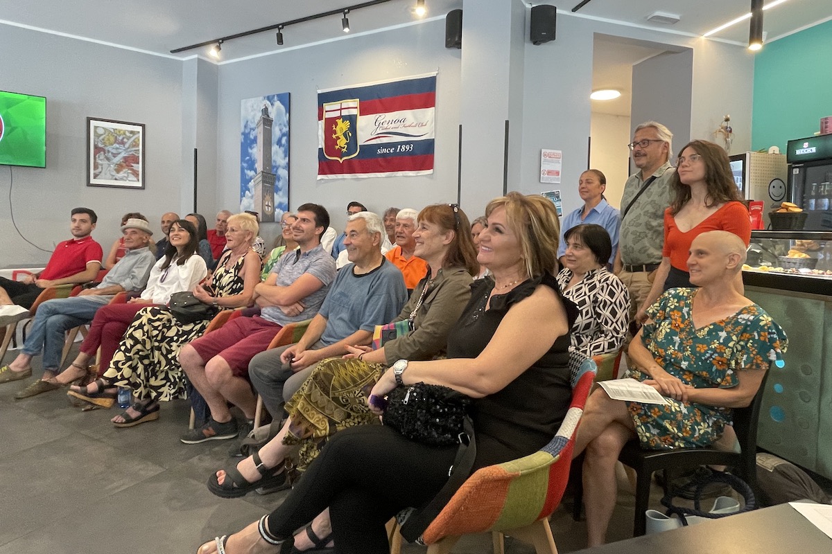 Alcuni candidati della lista di Valle d'Aosta Aperta alle Regionali 2025