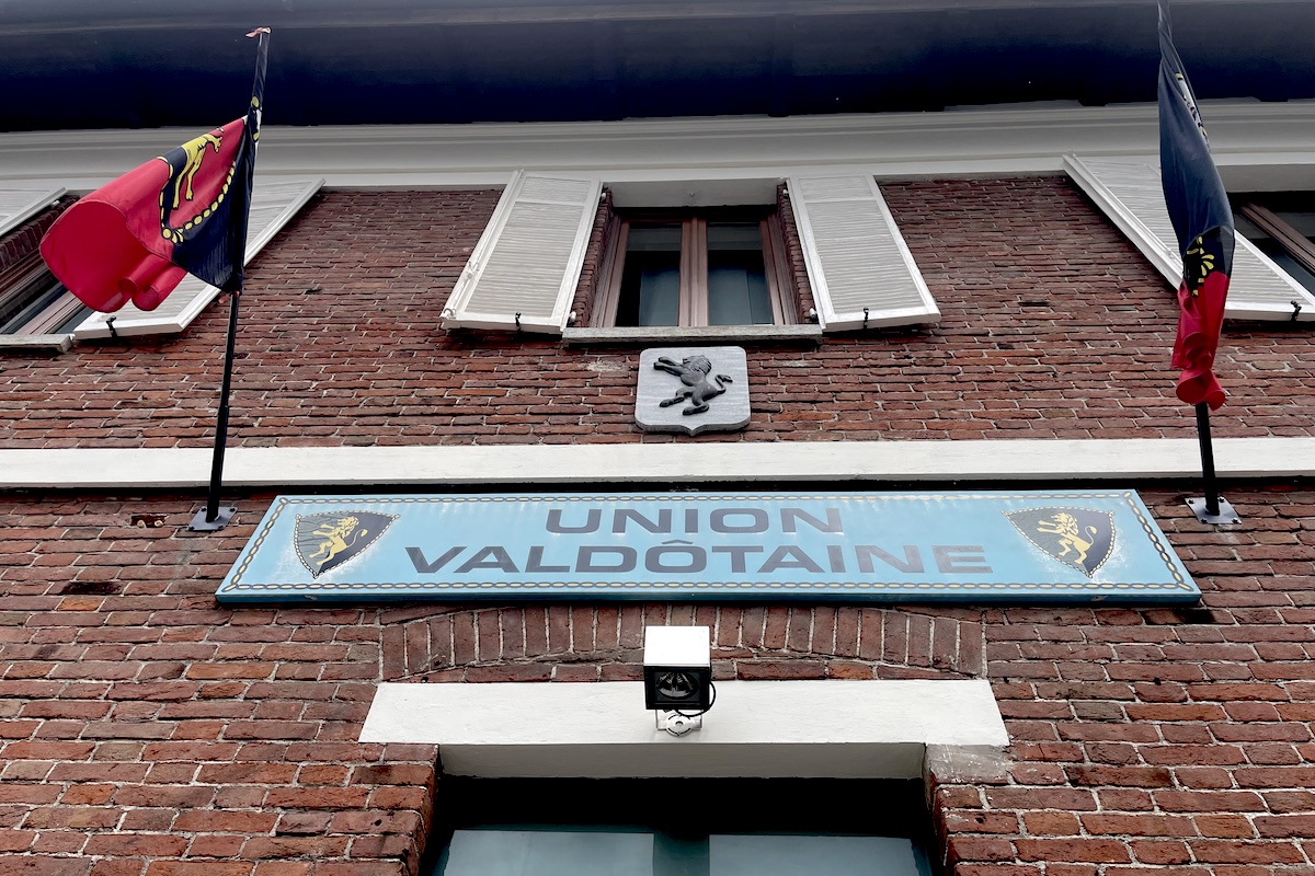 Il Siège central dell'Union Vadôtaine, ad Aosta