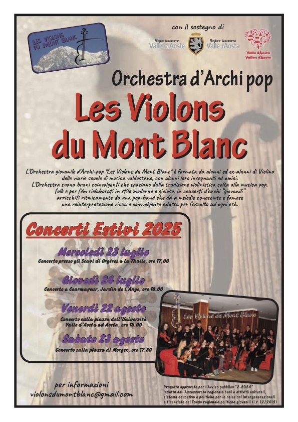 Locandina Les Violons du Mont Blanc