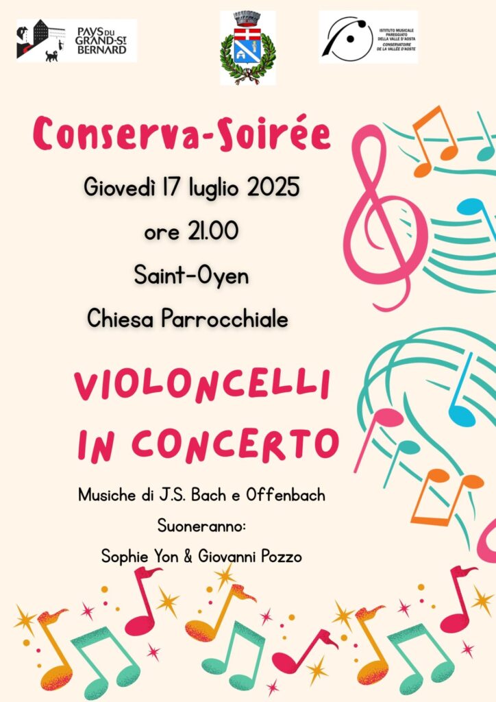 Locandina concerto Saint Oyen
