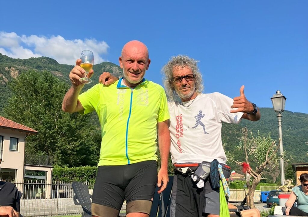 Maurizio Pitti e Marco Dalbard sfida ore bici e corsa