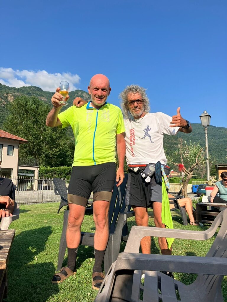 Maurizio Pitti e Marco Dalbard sfida ore bici e corsa