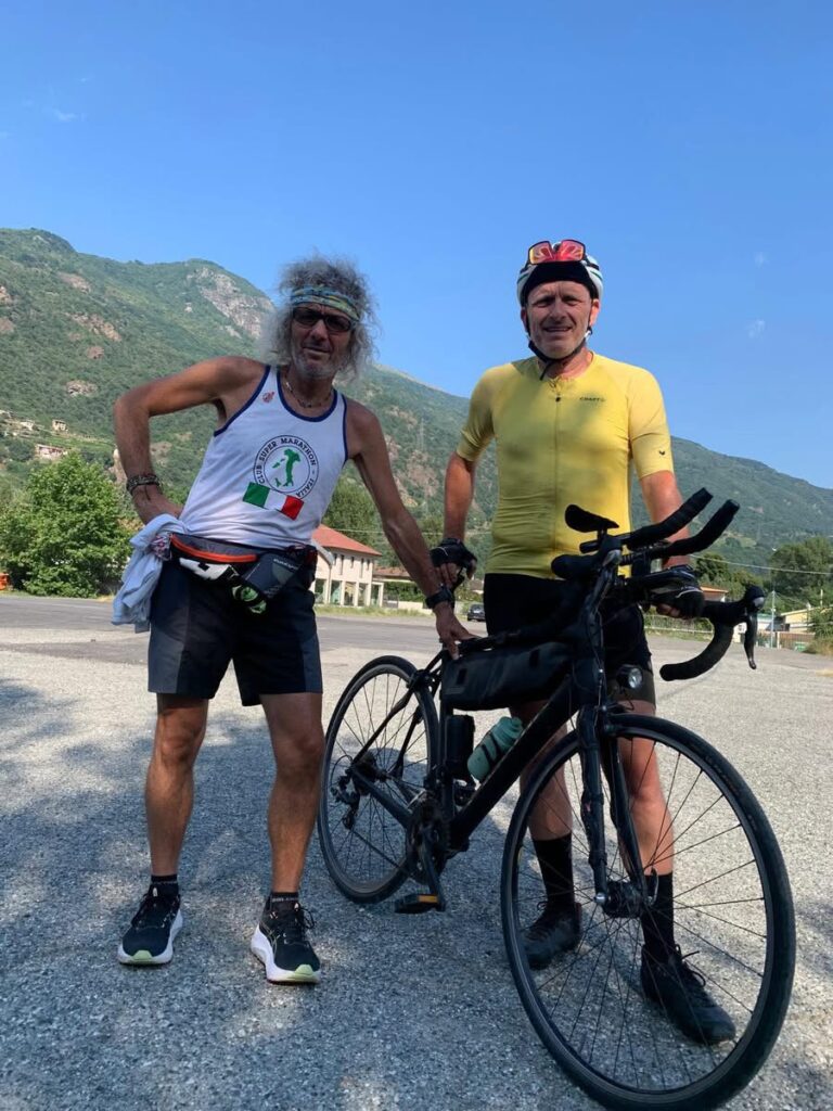 Maurizio Pitti e Marco Dalbard sfida ore bici e corsa