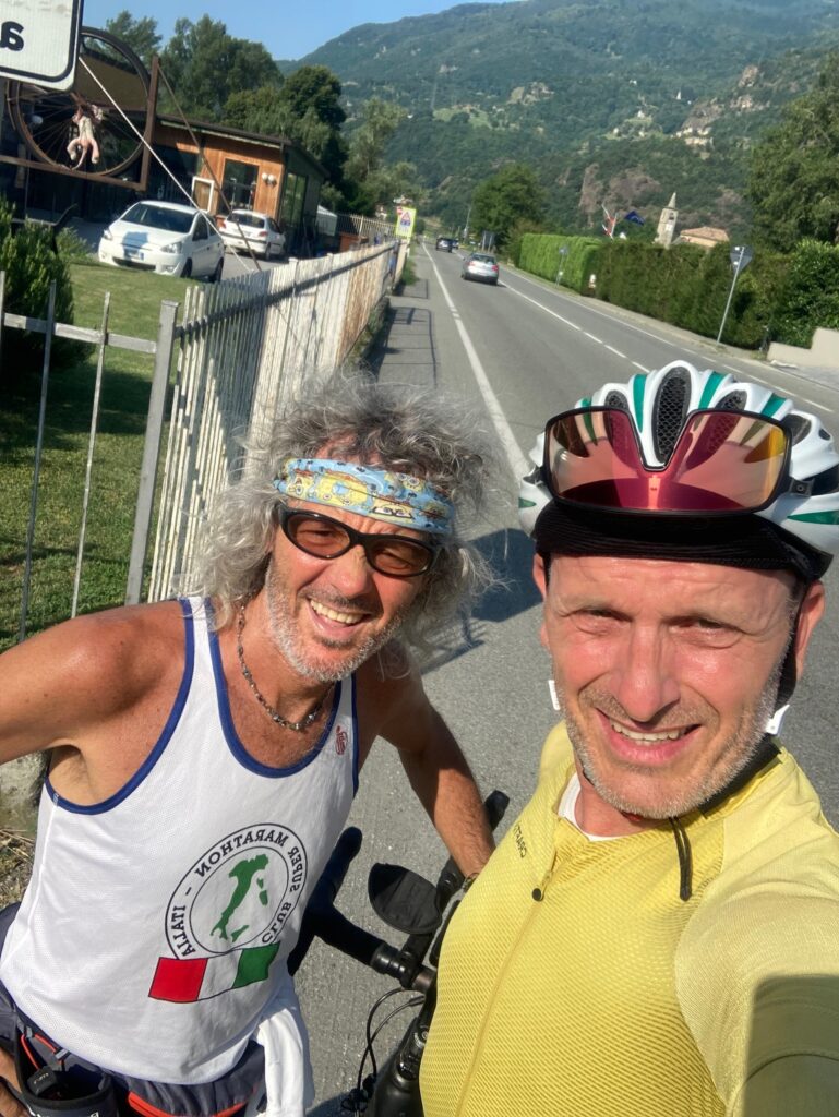 Maurizio Pitti e Marco Dalbard sfida ore bici e corsa