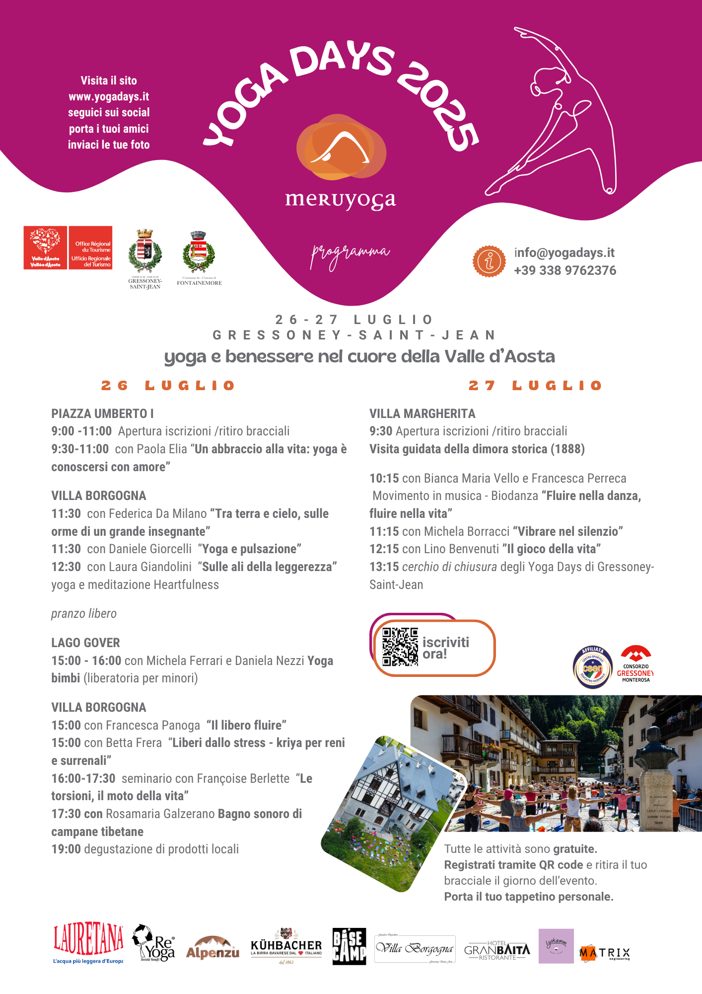 Programma Yoga Days