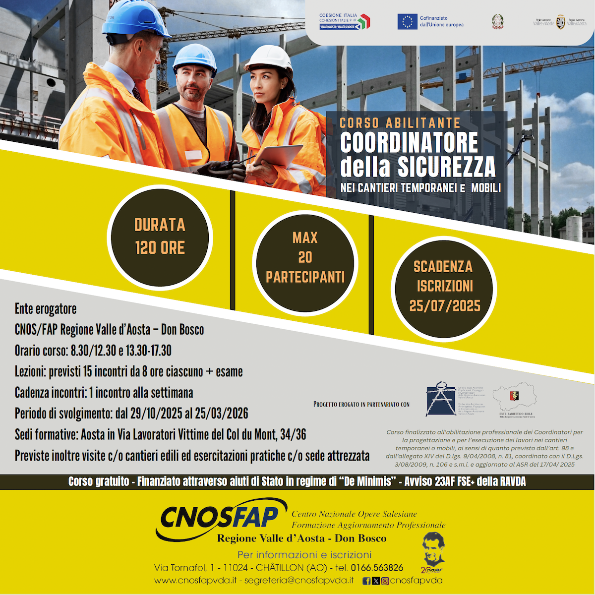 Corso Cnos/Fap