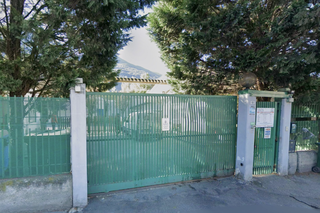 L'ingresso del canile e gattile regionale, ad Aosta