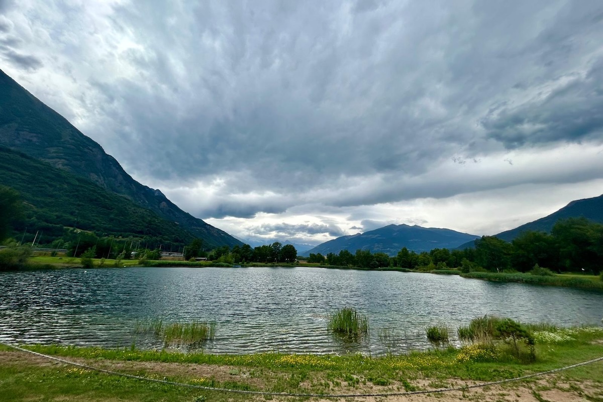 La riserva naturale Les Îles - laghetti di Brissogne