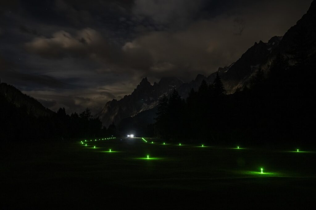 La gara Steve’s Golf by Night a Courmayeur