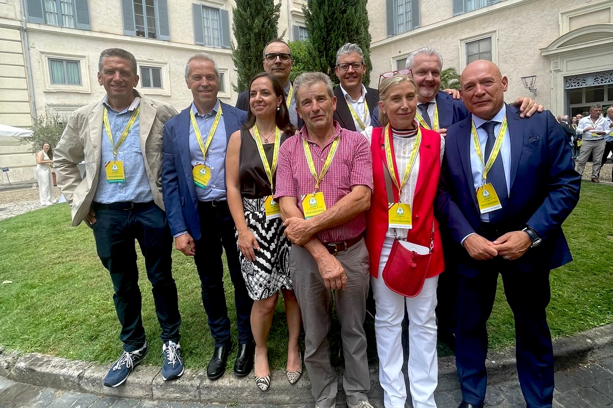 La delegazione valdostana di Coldiretti