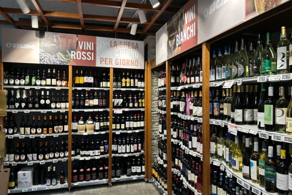 Il supermercato Sigma a Saint-Vincent
