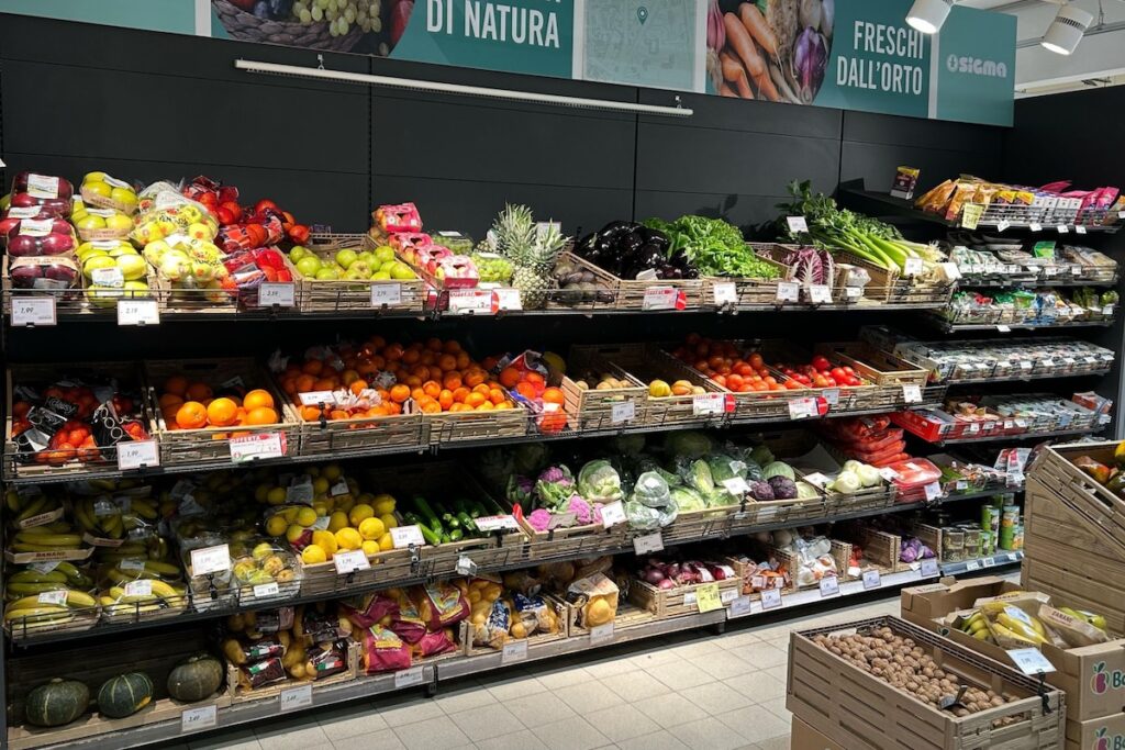 Il supermercato Sigma a Saint-Vincent