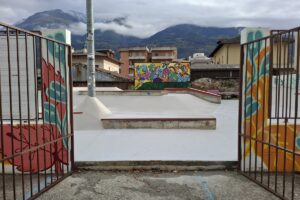 Lo skate park di Aosta dopo i lavori