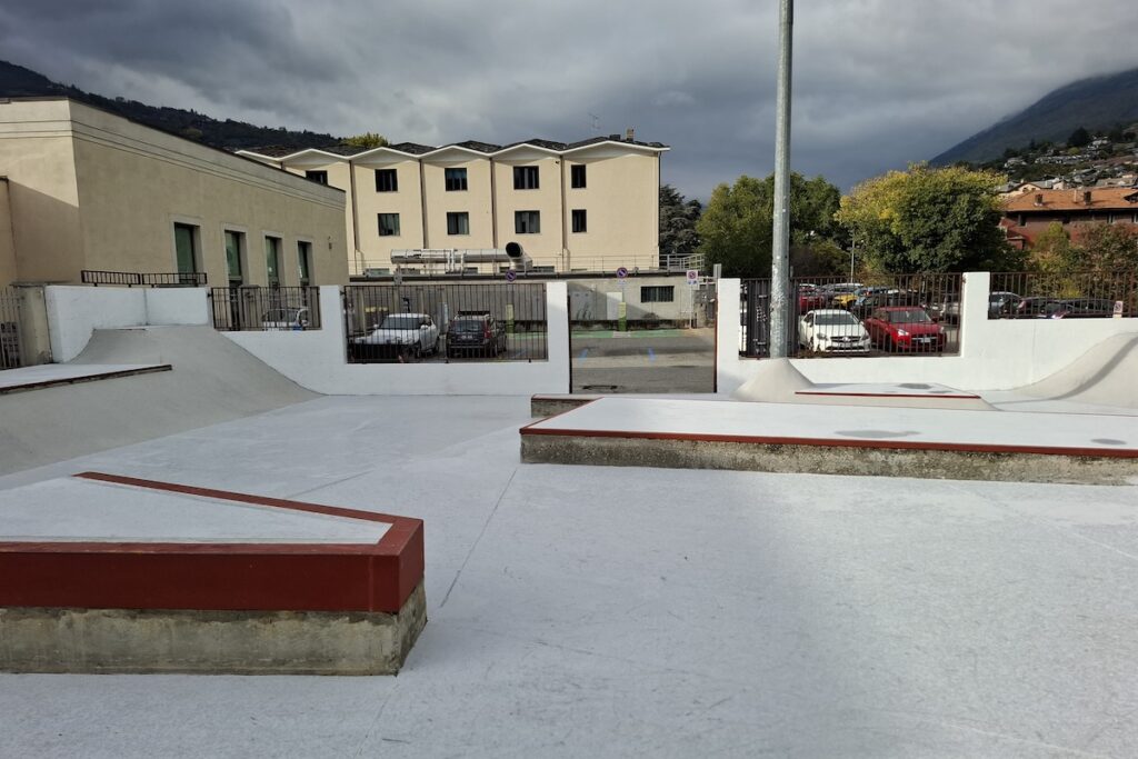 Lo skate park di Aosta dopo i lavori