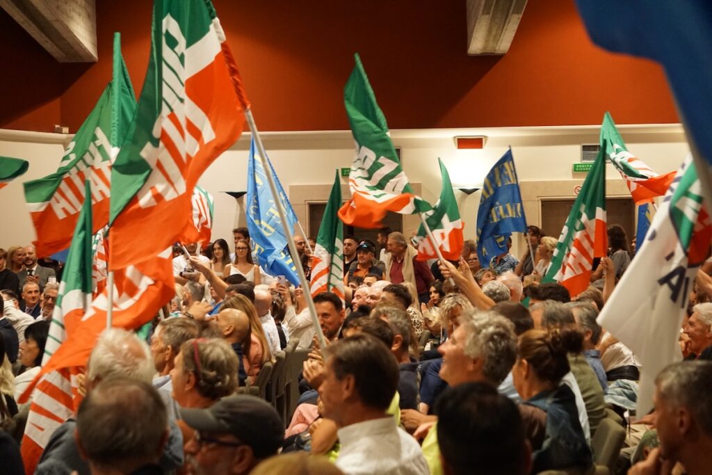 La serata di presentazione delle liste di Forza Italia e La Renaissance