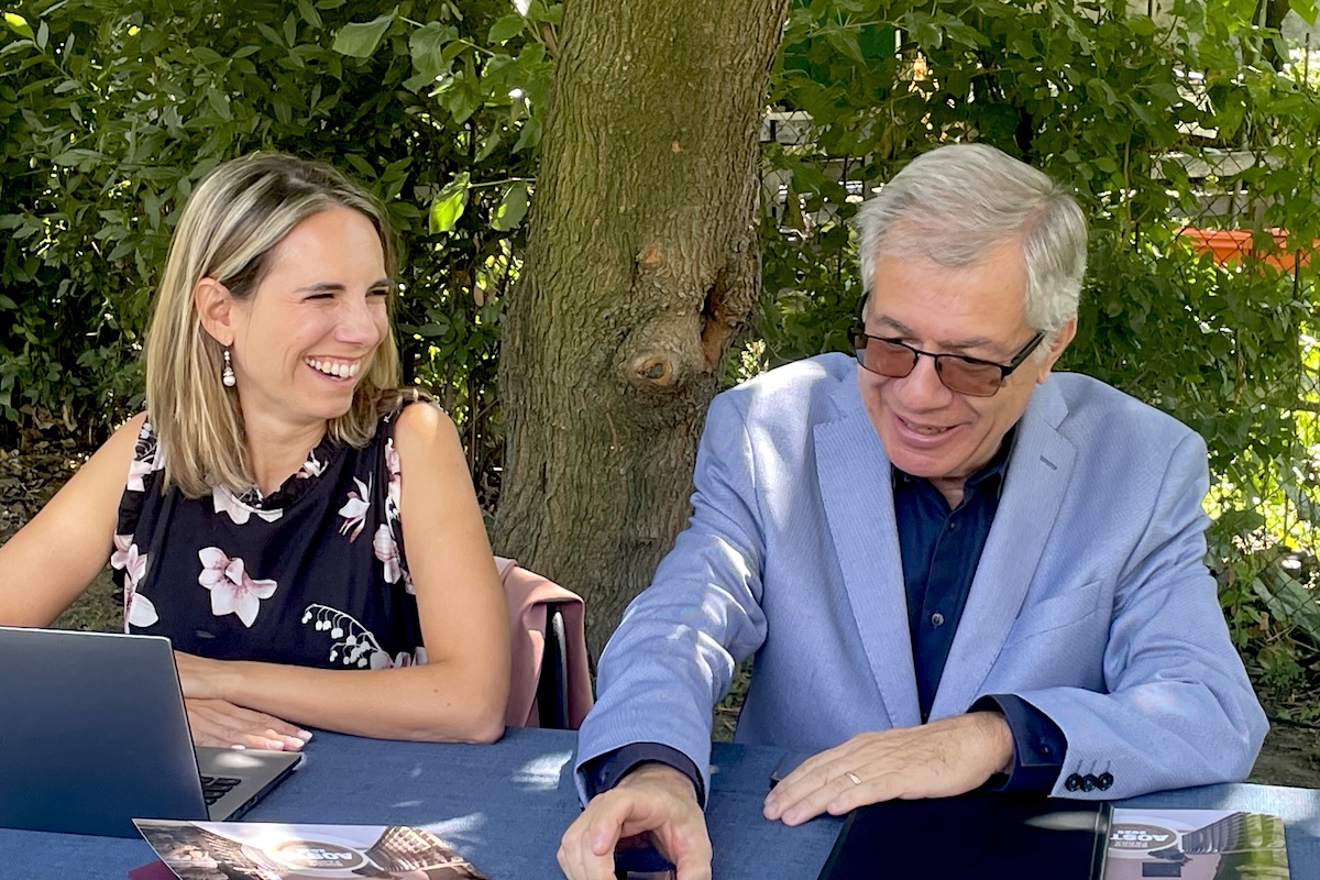 I candidati Vicesindaca e Sindaco di Aosta Valeria Fadda e Raffaele Rocco