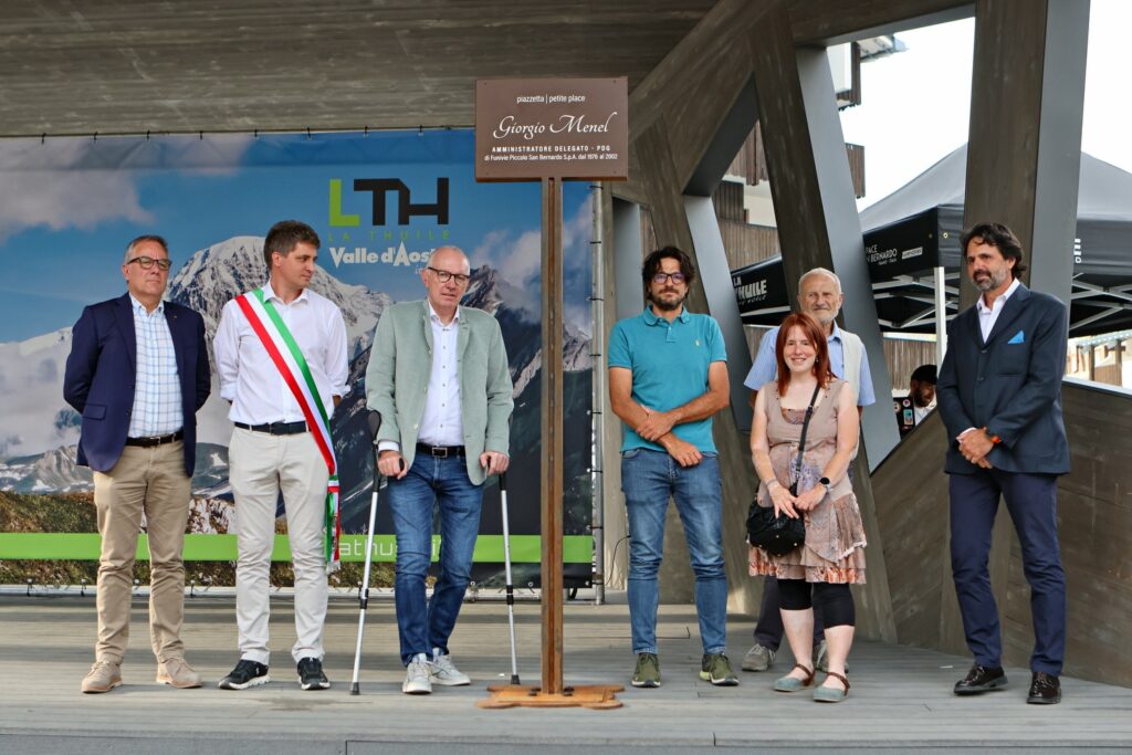 La Thuile piazzetta Menel Federica Brignone
