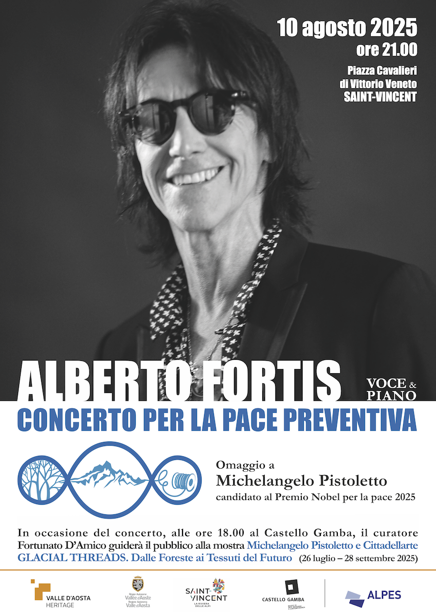 Locandina Alberto Fortis concerto castello gamba