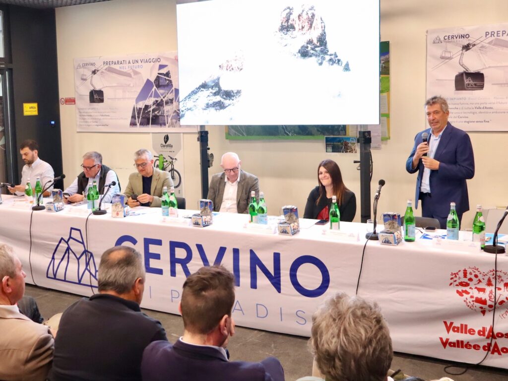 Cervinia, Presentazione Cervino The One. Foto Alice Dufour