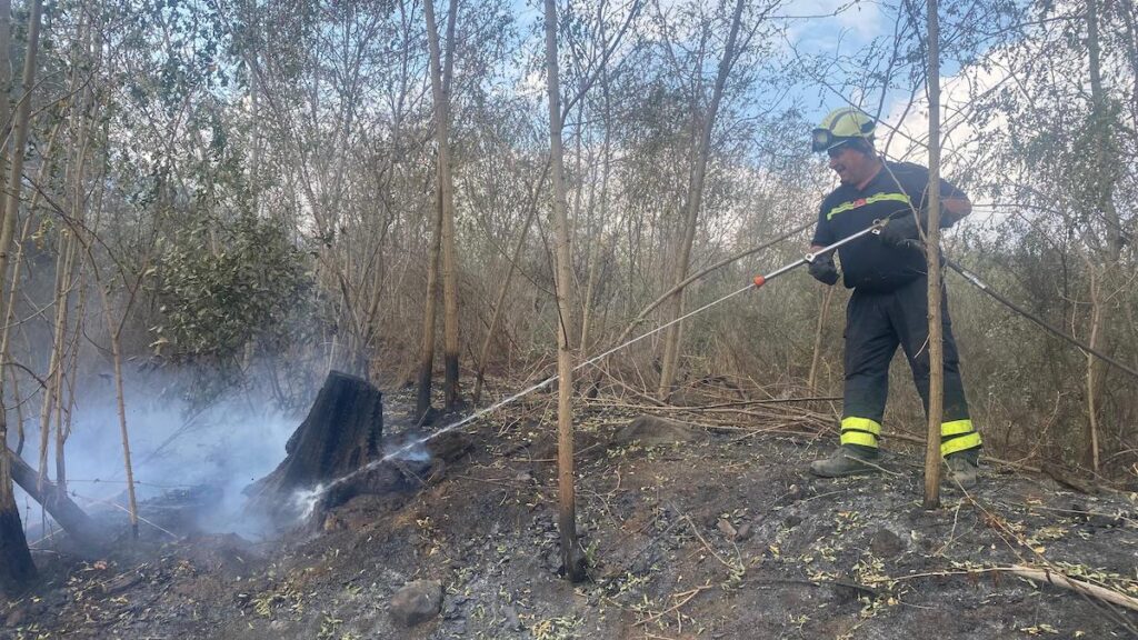 Spegnimento incendio Vesuvio