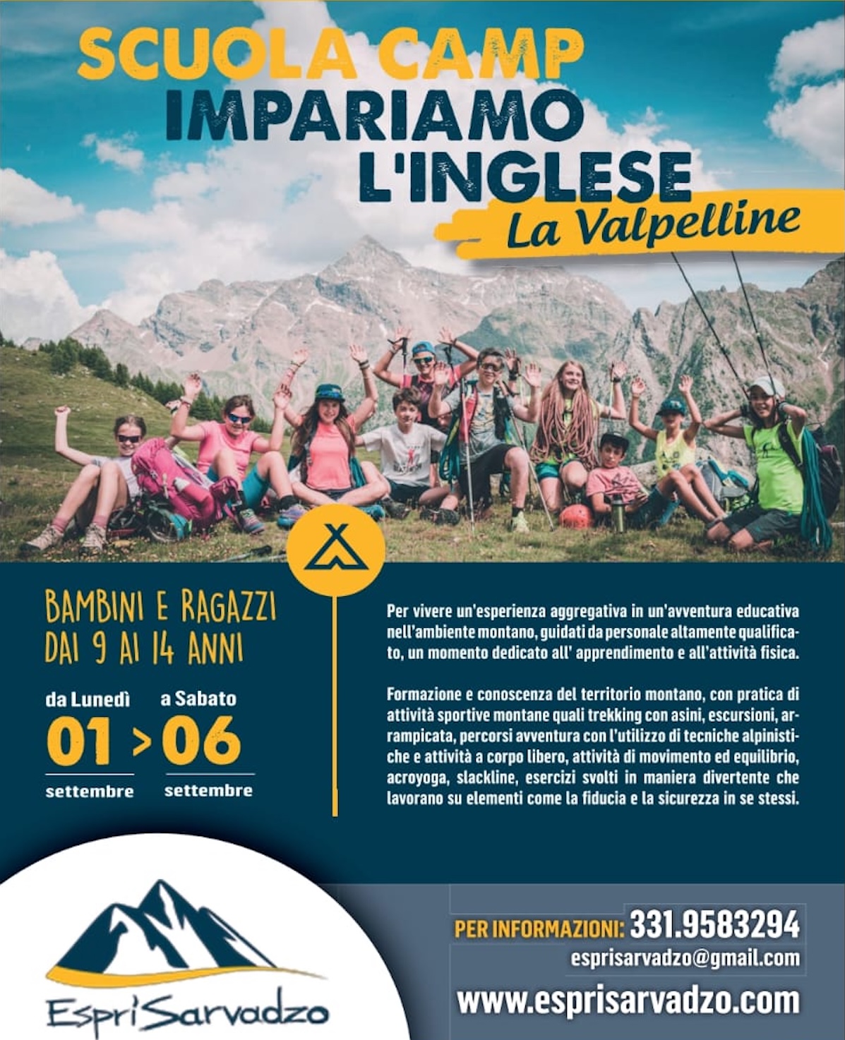 Scuola camp - Valpelline