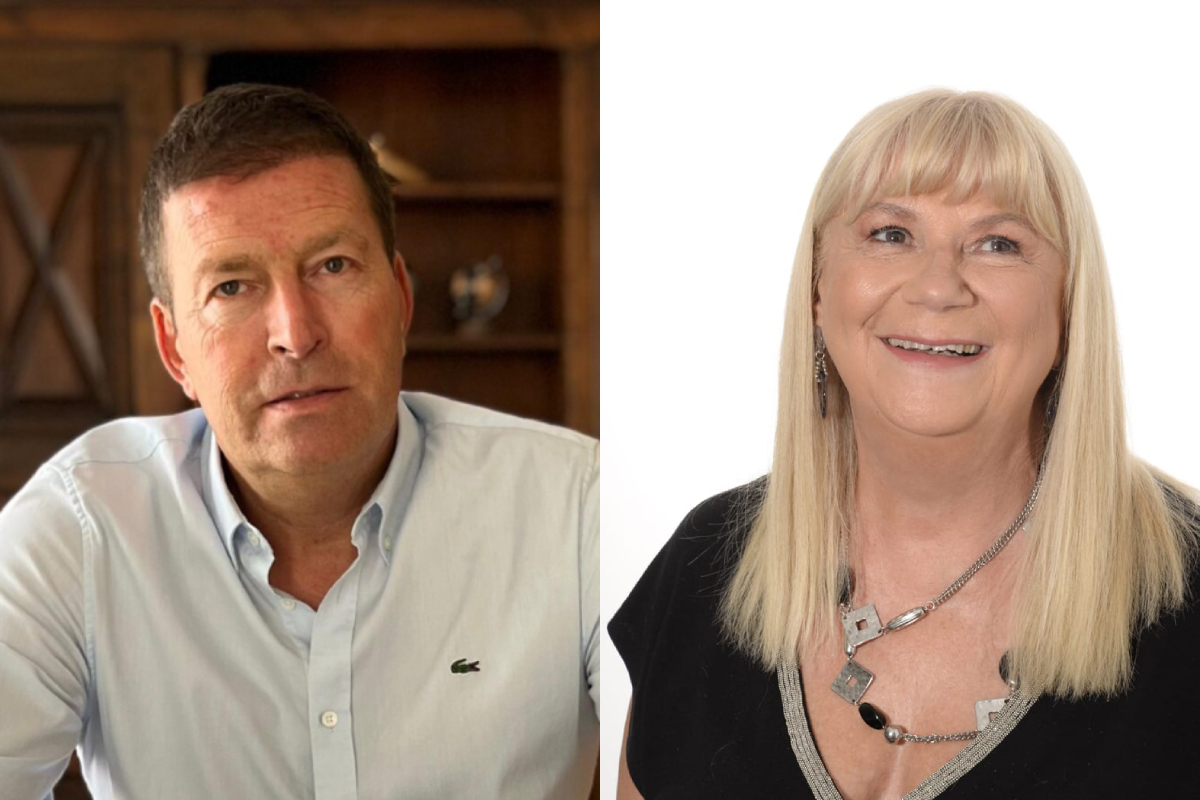 I candidati sindaco e vicesindaca a Saint-Vincent Corrado Zani e Carmen Jacquemet