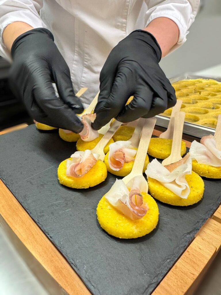 la preparazione dei finger food